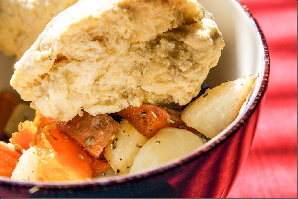 1-21-2016 - Roasted Root Veg and Cornmeal Biscuits (1 of 1)